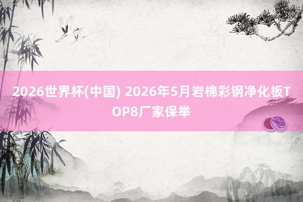 2026世界杯(中国) 2026年5月岩棉彩钢净化板TOP8厂家保举