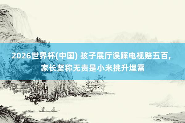 2026世界杯(中国) 孩子展厅误踩电视赔五百, 家长坚称无责是小米挑升埋雷