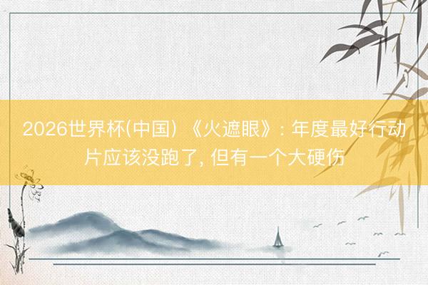 2026世界杯(中国) 《火遮眼》: 年度最好行动片应该没跑了， 但有一个大硬伤